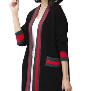 Thick Knit Cardigan Sweater